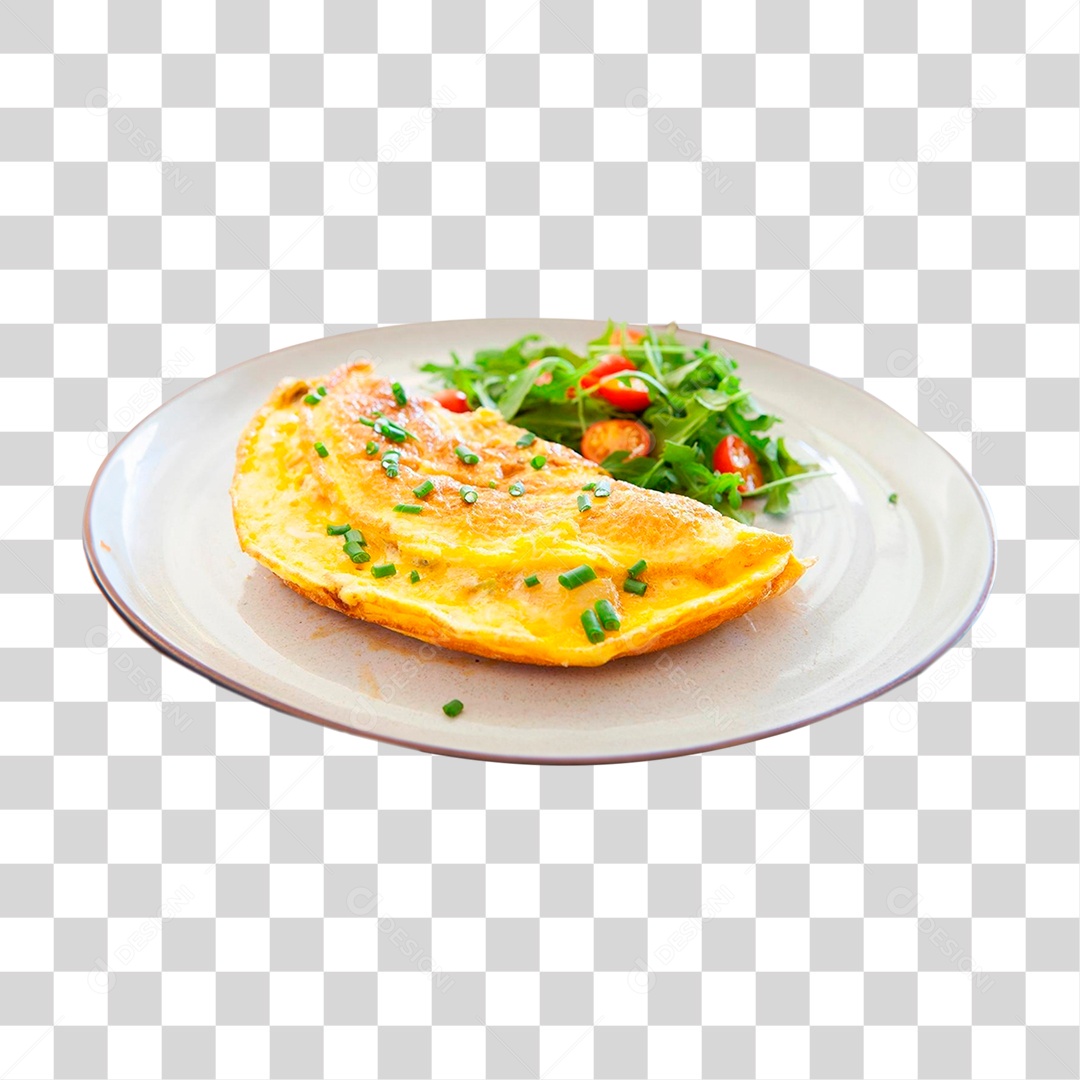 Porção Omelete PNG Transparente
