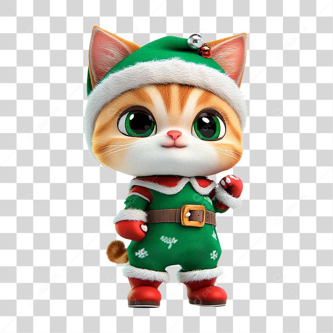 Animal Pet Mascote de Natal PNG Transparente