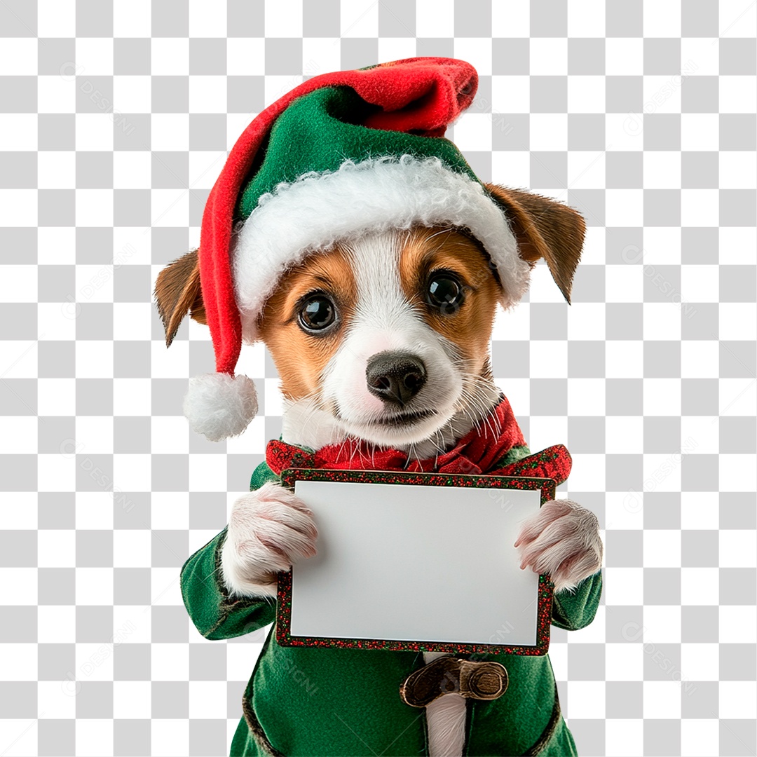 Animal Pet Mascote de Natal PNG Transparente