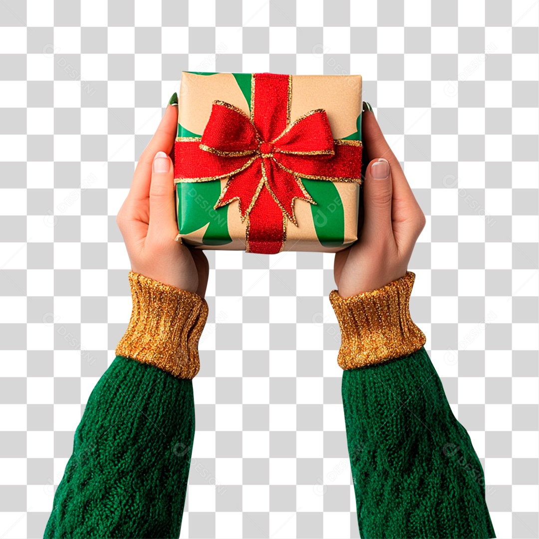 Hands with PNG Gift Transparent