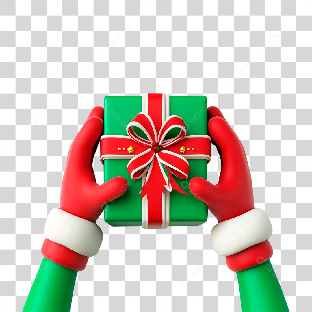 Hands with PNG Gift Transparent