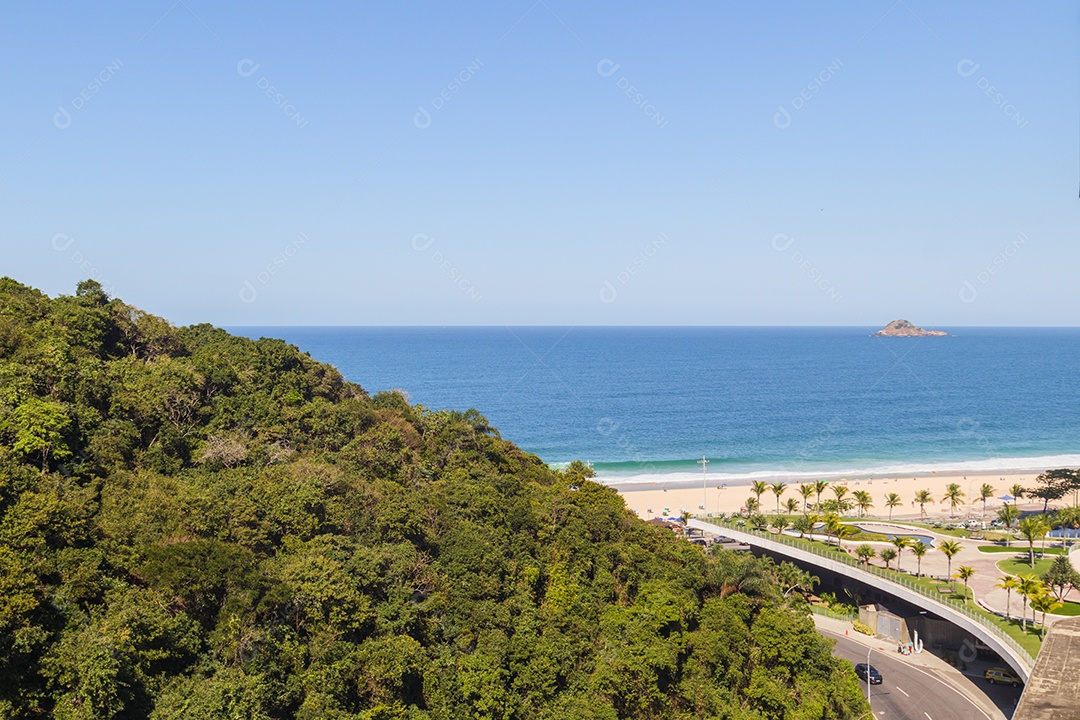 Vista de são conrado no rio de janeiro