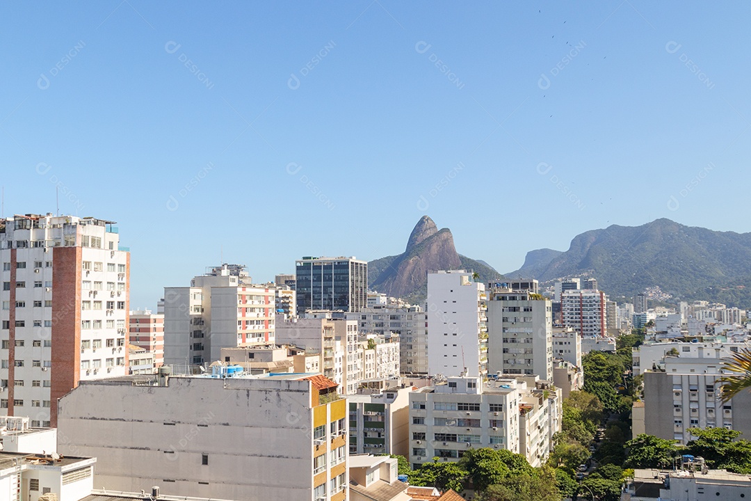 Edifícios no bairro de ipanema no rio de janeiro