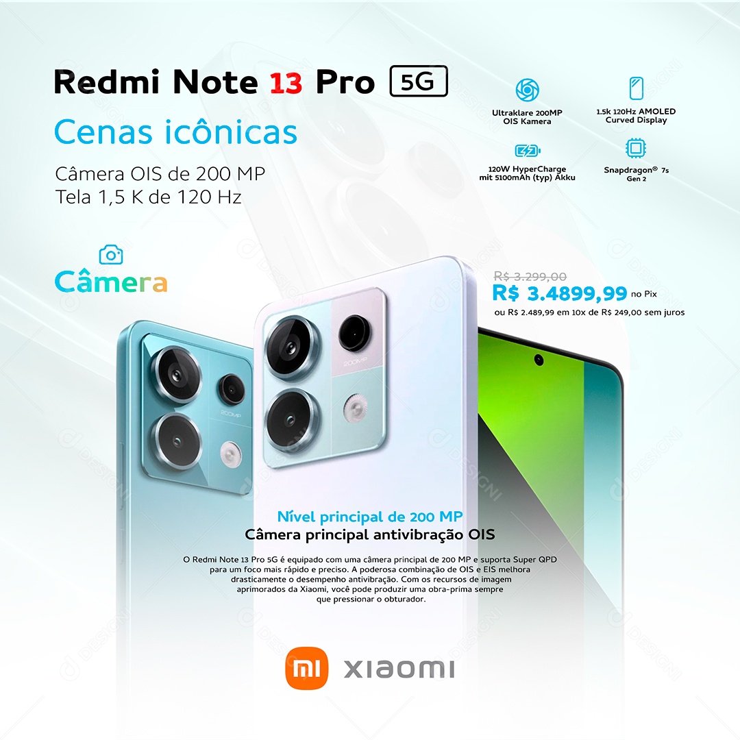 Loja de Celulares Social Media PSD Editável