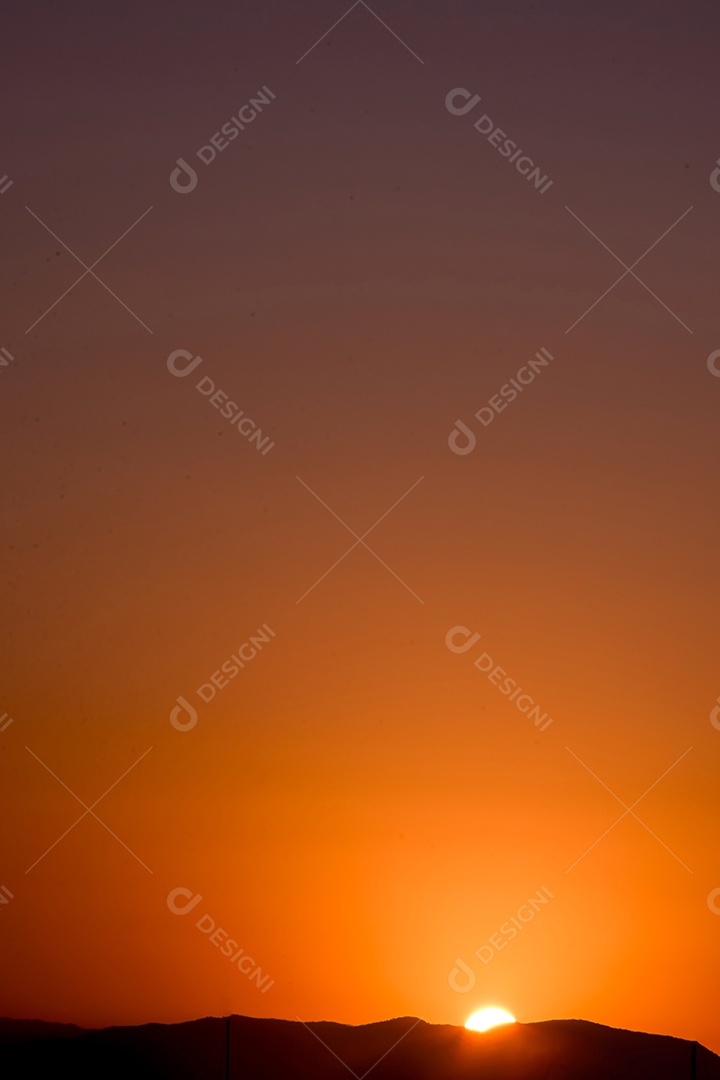 Bela paisagem pôr do sol na praia