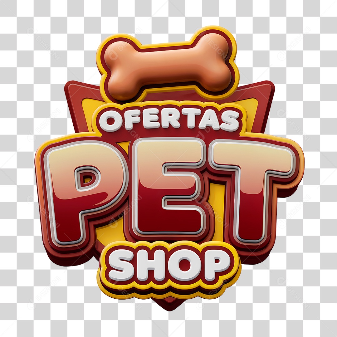 Seal 3D Offers Pet Shop PNG Transparent