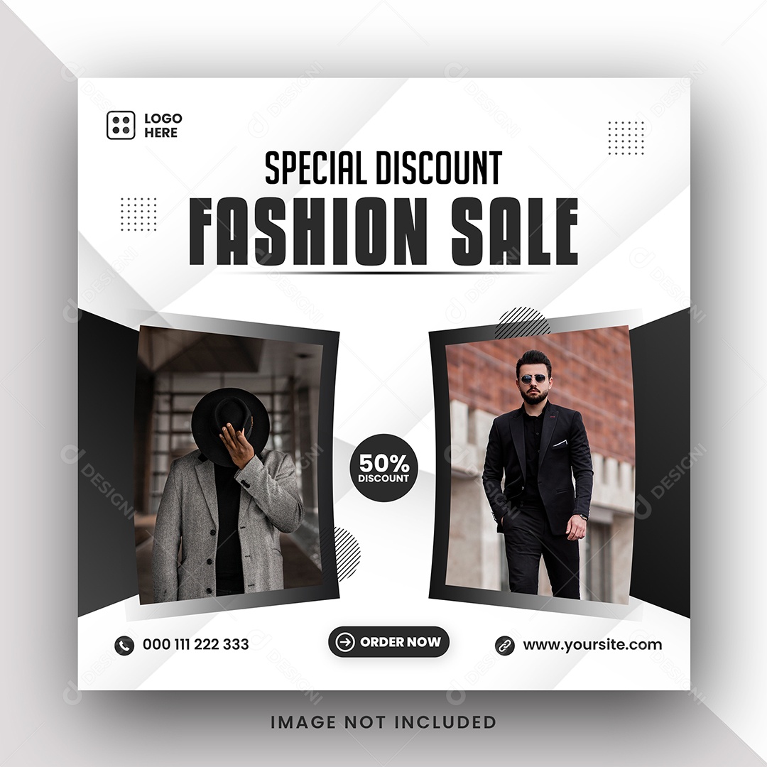 Loja de Roupas Social Media PSD Editável