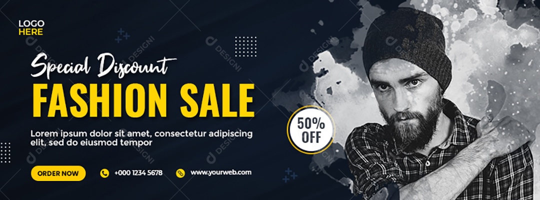 Loja de Roupas Social Media PSD Editável