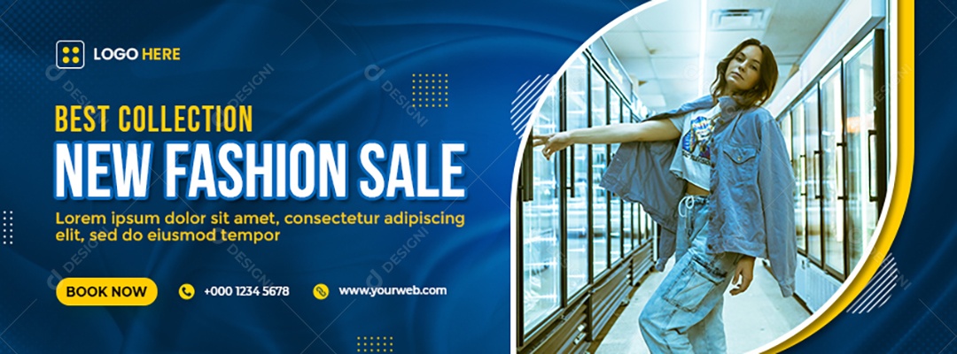 Loja de Roupas Oferta Especial Social Media PSD Editável