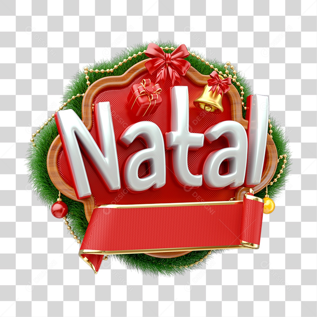 Seal 3D Christmas PNG Transparent
