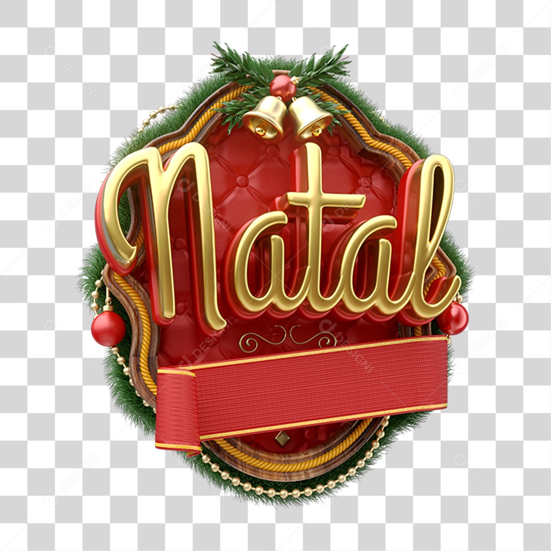 Seal 3D Christmas PNG Transparent