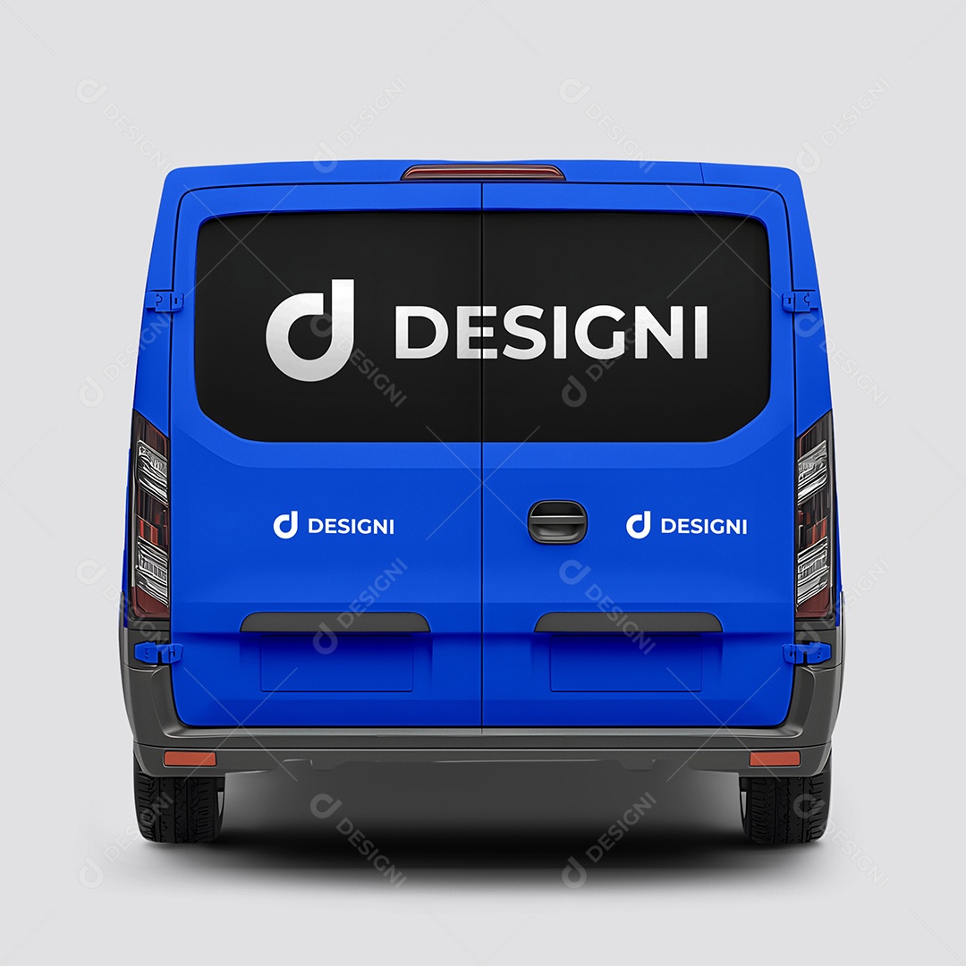 Mockup de Van PSD Editável