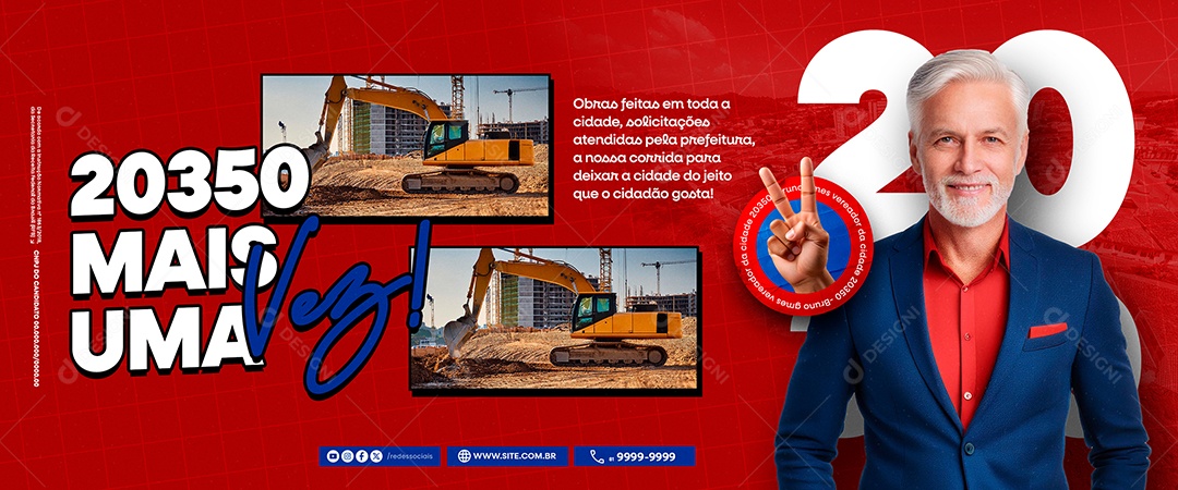 Banner 20350 Mais Uma Vez Social Media PSD Editável