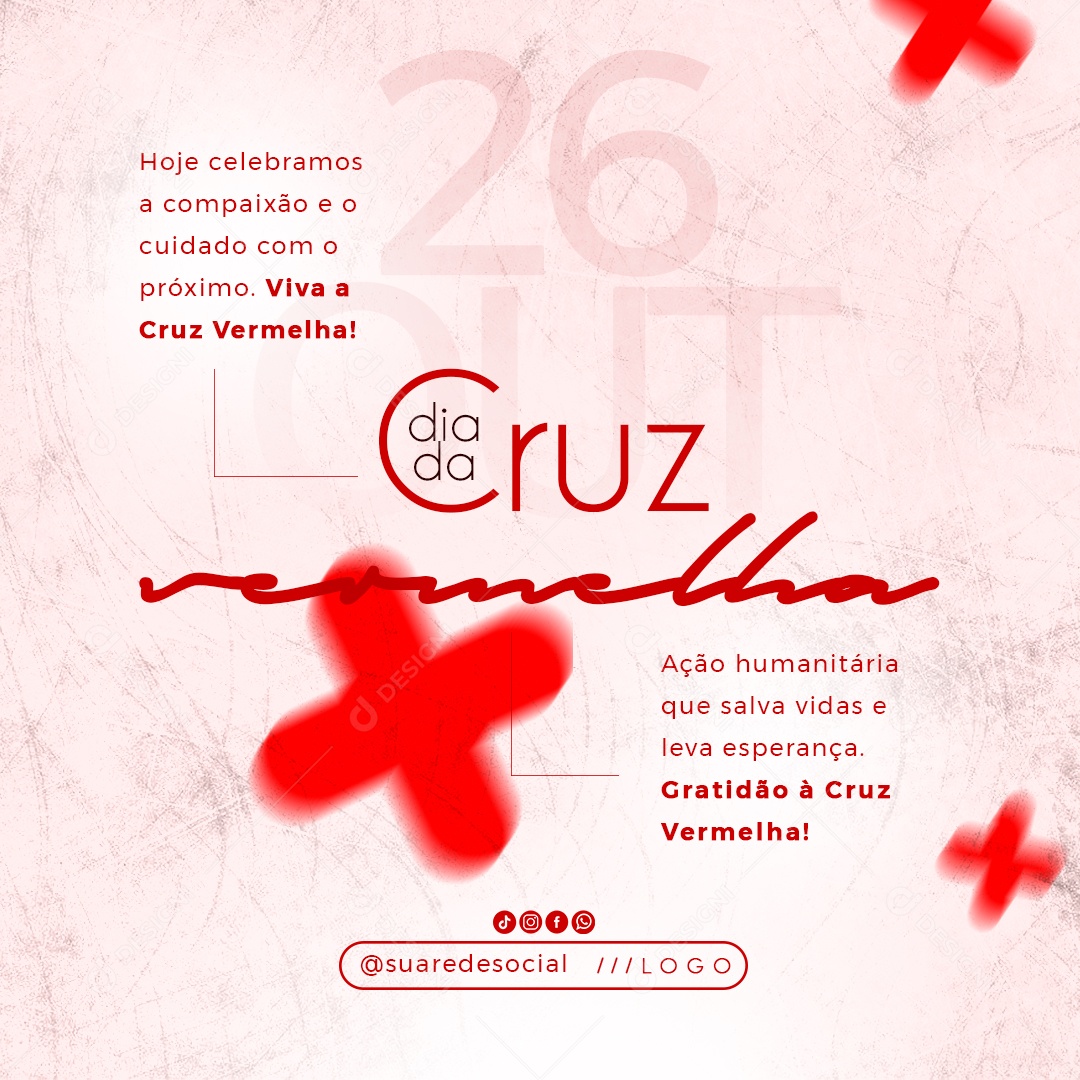 Dia da Cruz Vermelha 08 Social Media PSD Editável
