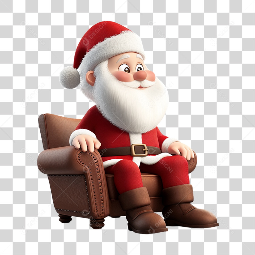 Papai Noel PNG Transparente