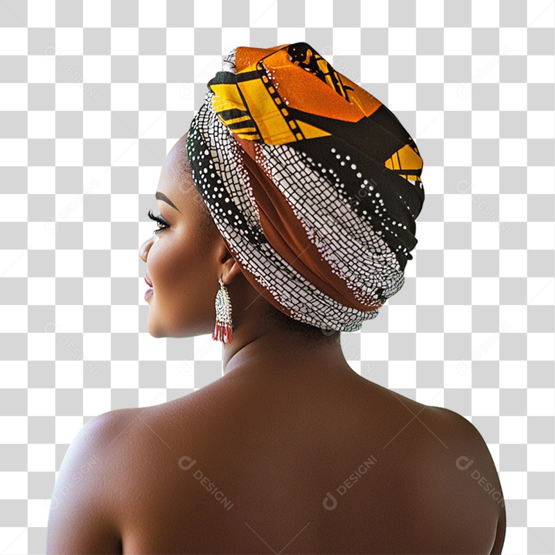 Imagem Mulher Negra Dia da Consciência Negra PNG Transparente