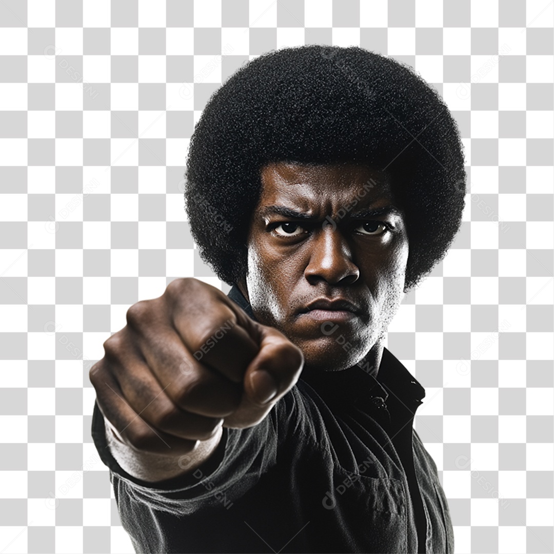 Imagem Homem Negro Dia da Consciência Negra PNG Transparente