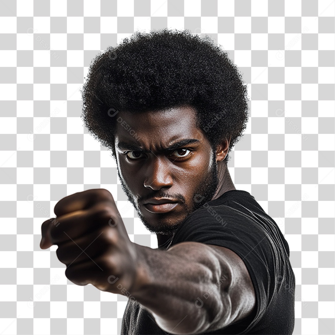 Imagem Homem Negro Dia da Consciência Negra PNG Transparente