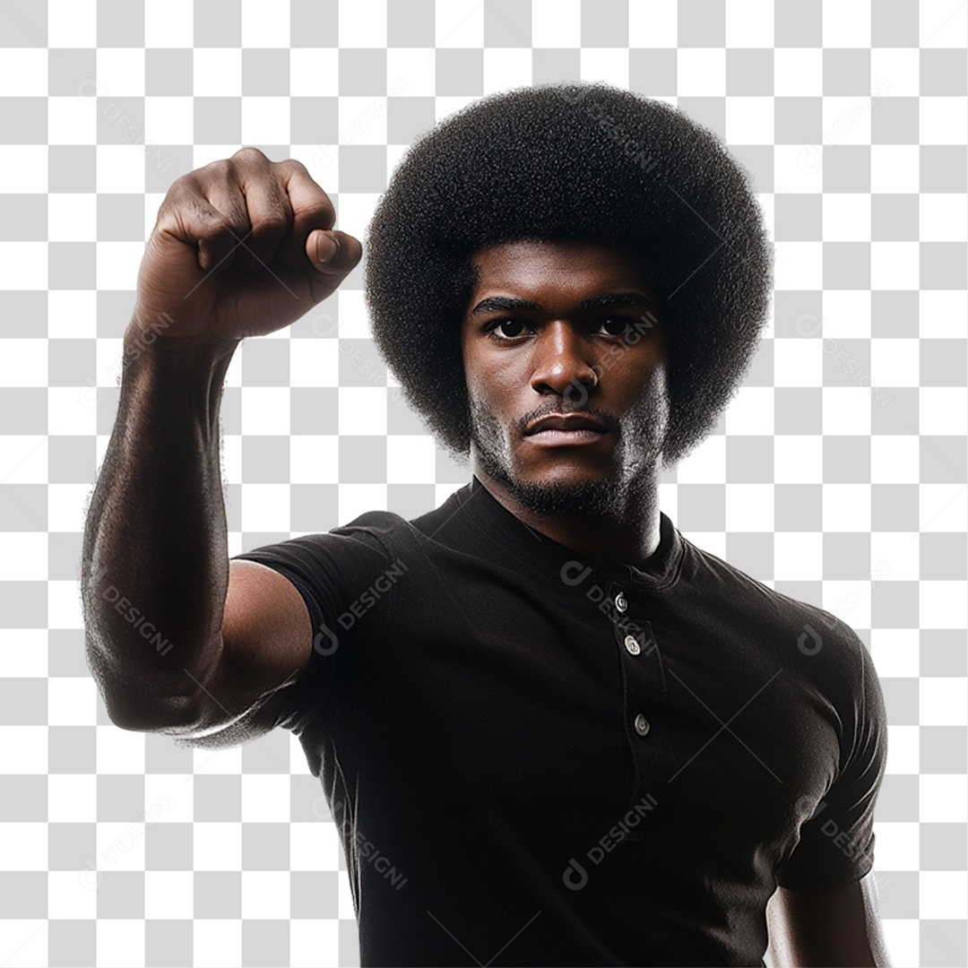 Imagem Homem Negro Dia da Consciência Negra PNG Transparente