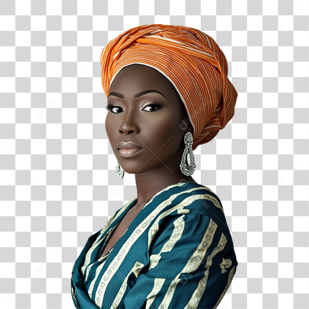 Imagem Mulher Negra Dia da Consciência Negra PNG Transparente