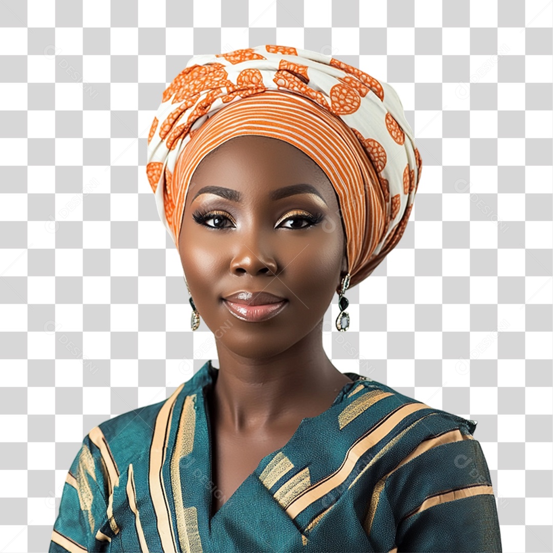 Imagem Mulher Negra Dia da Consciência Negra PNG Transparente