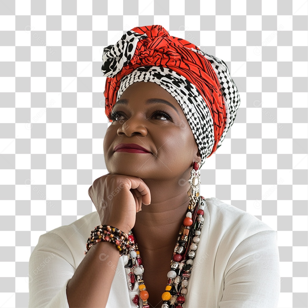 Imagem Mulher Negra Dia da Consciência Negra PNG Transparente