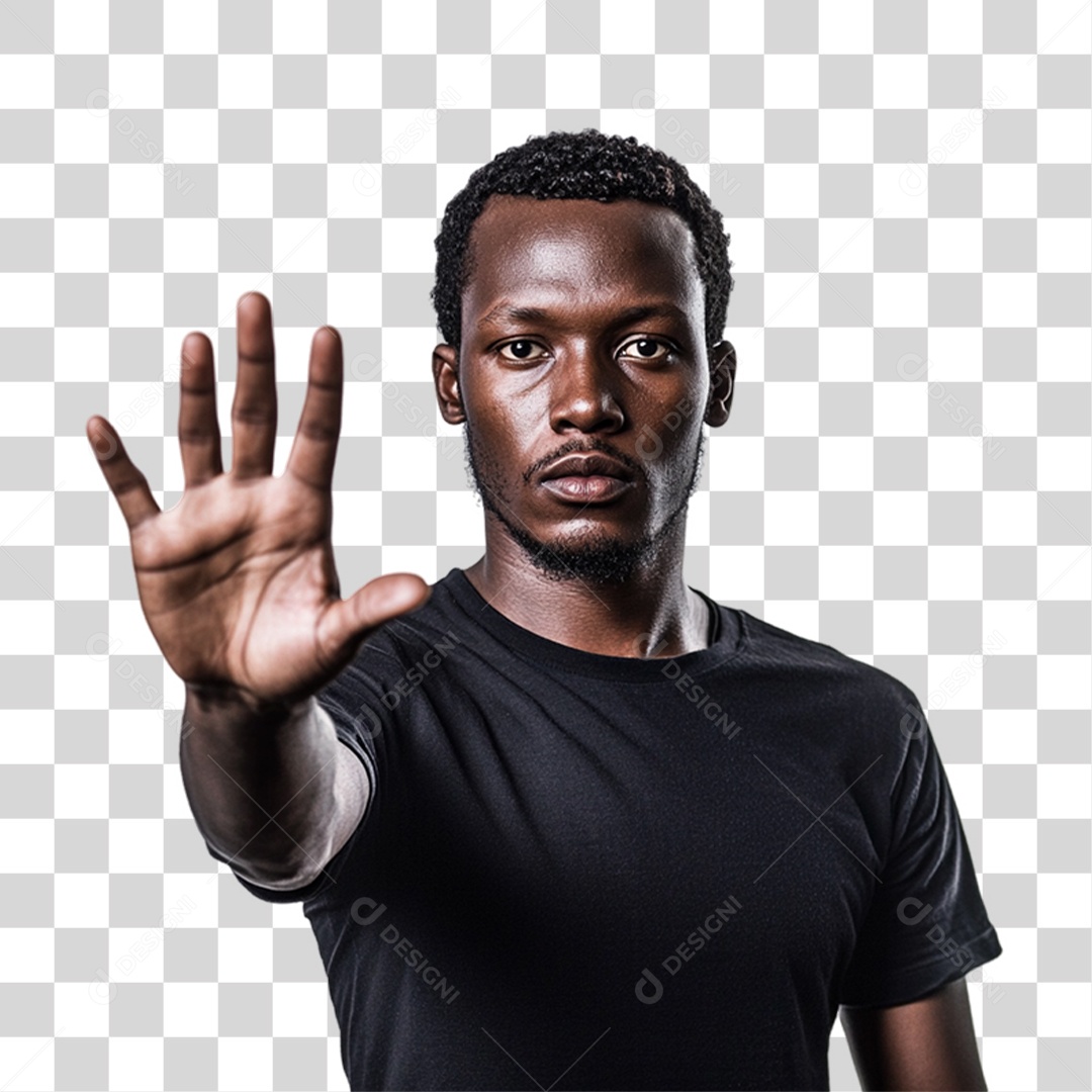 Imagem Homem Negro Dia da Consciência Negra PNG Transparente