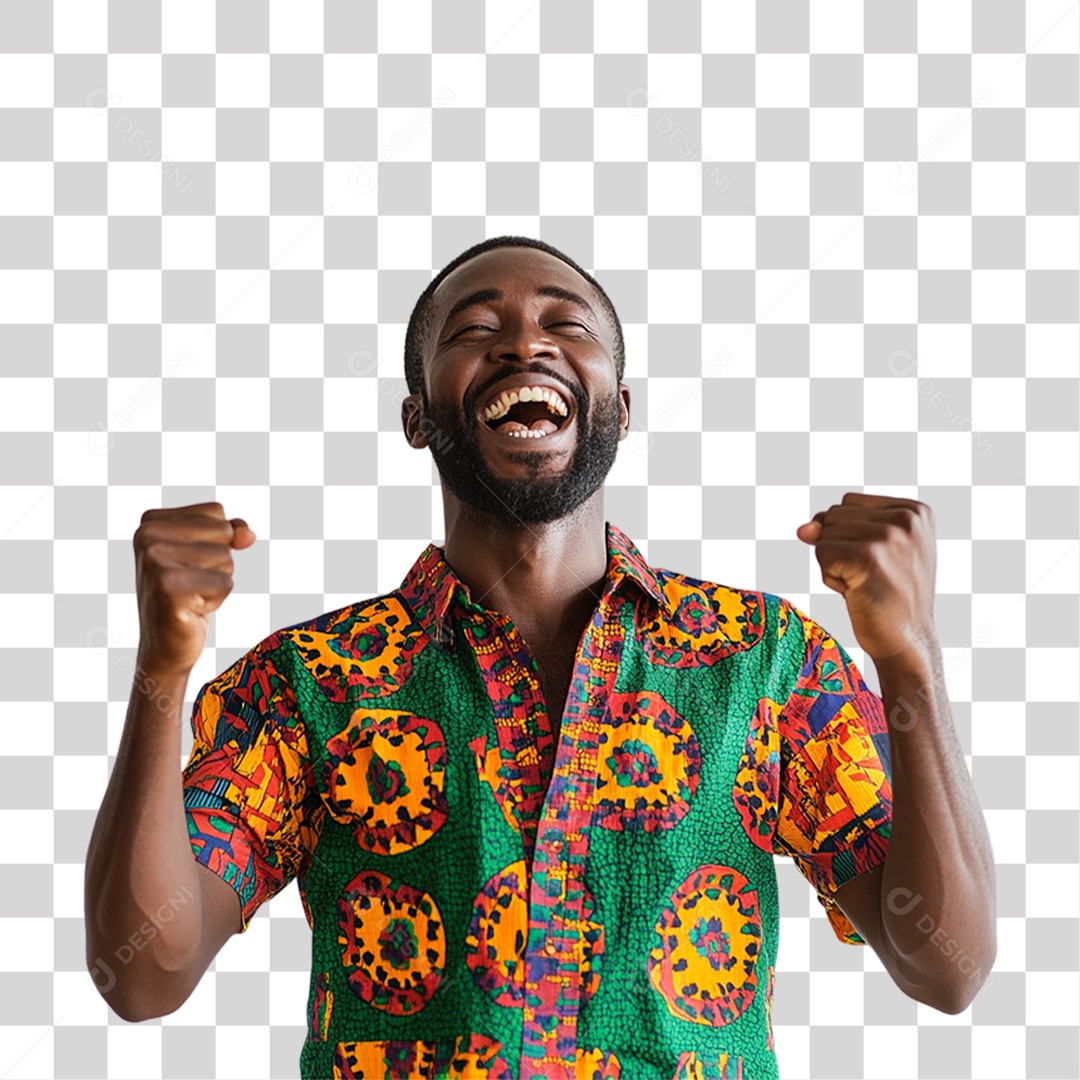 Imagem Homem Negro Dia da Consciência Negra PNG Transparente