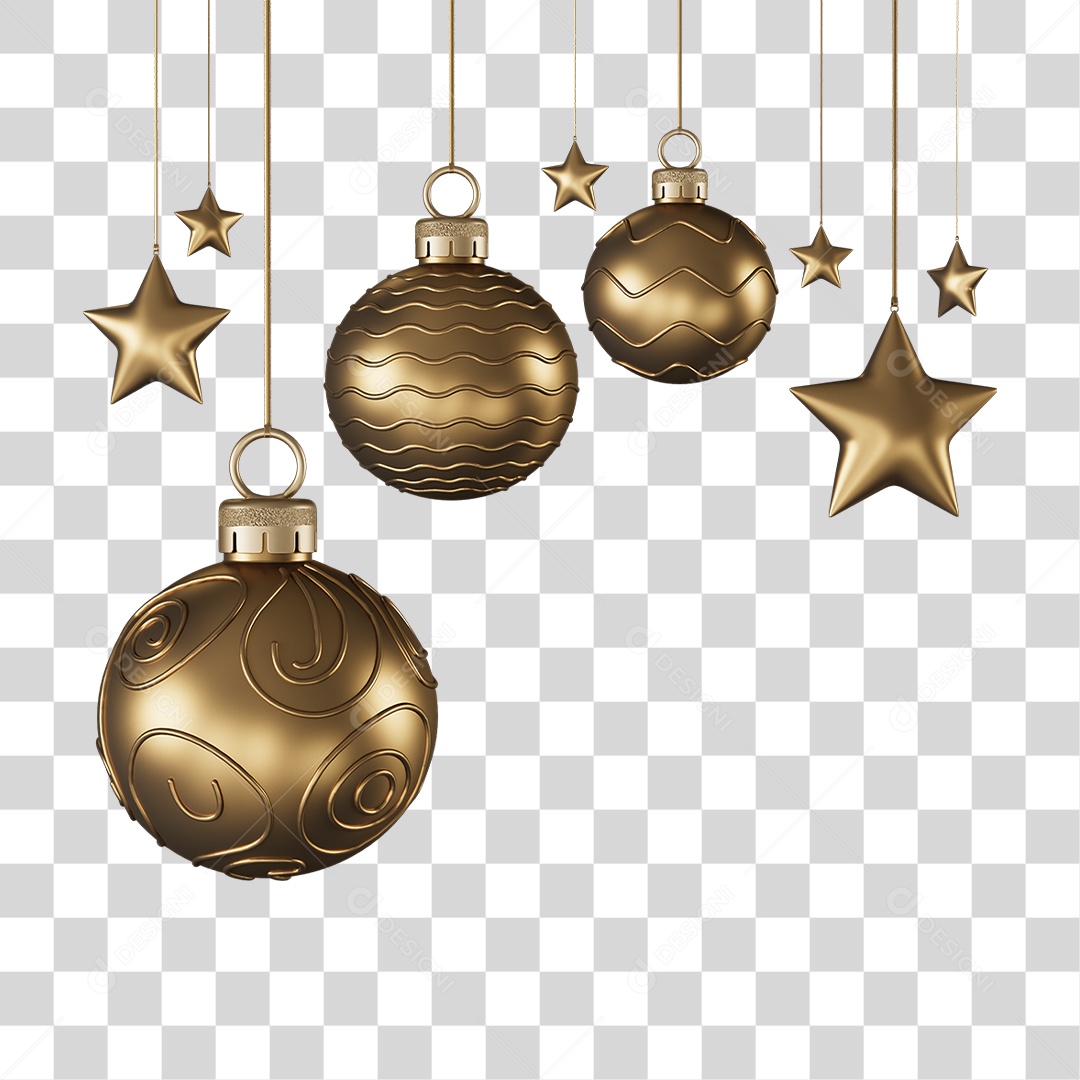 Decorações Enfeites para o Natal PNG Transparente