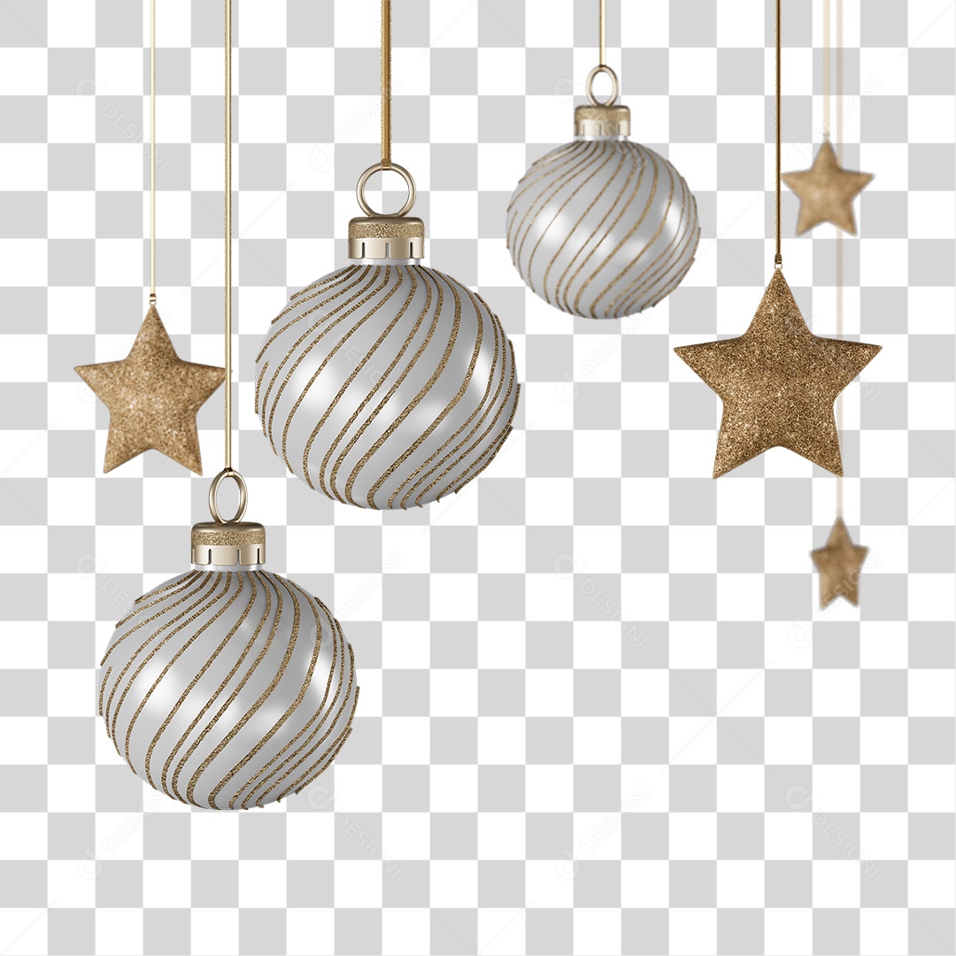 Decorações Enfeites para o Natal PNG Transparente