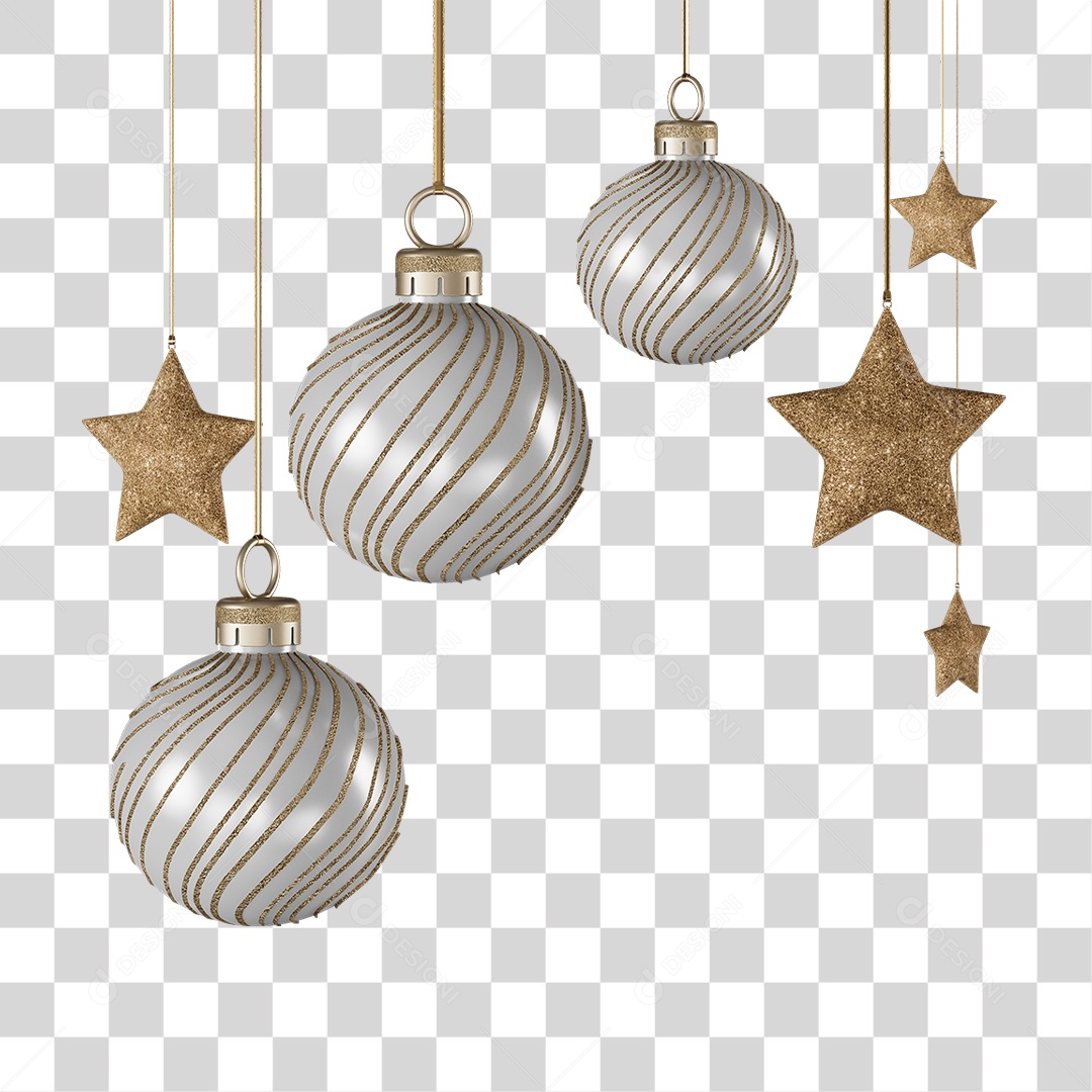 Decorações Enfeites para o Natal PNG Transparente