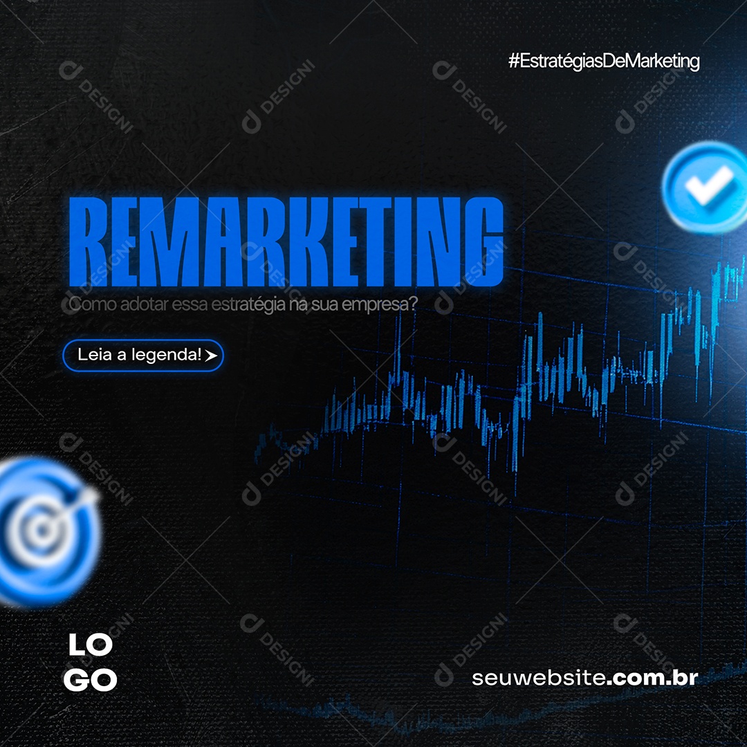 Marketing Digital Remarketing Recapturando Clientes Social Media PSD Editável