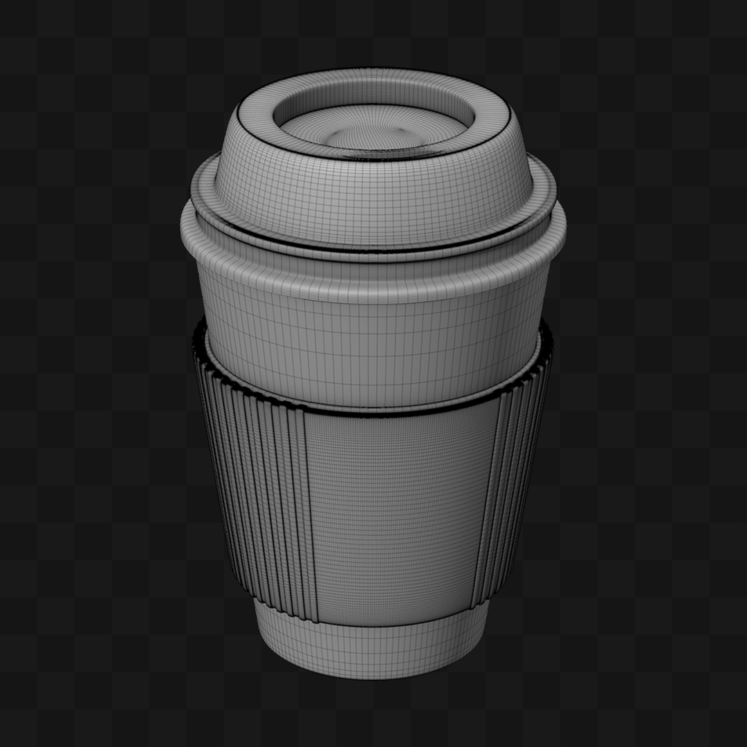 Copo Café - Modelo 3D