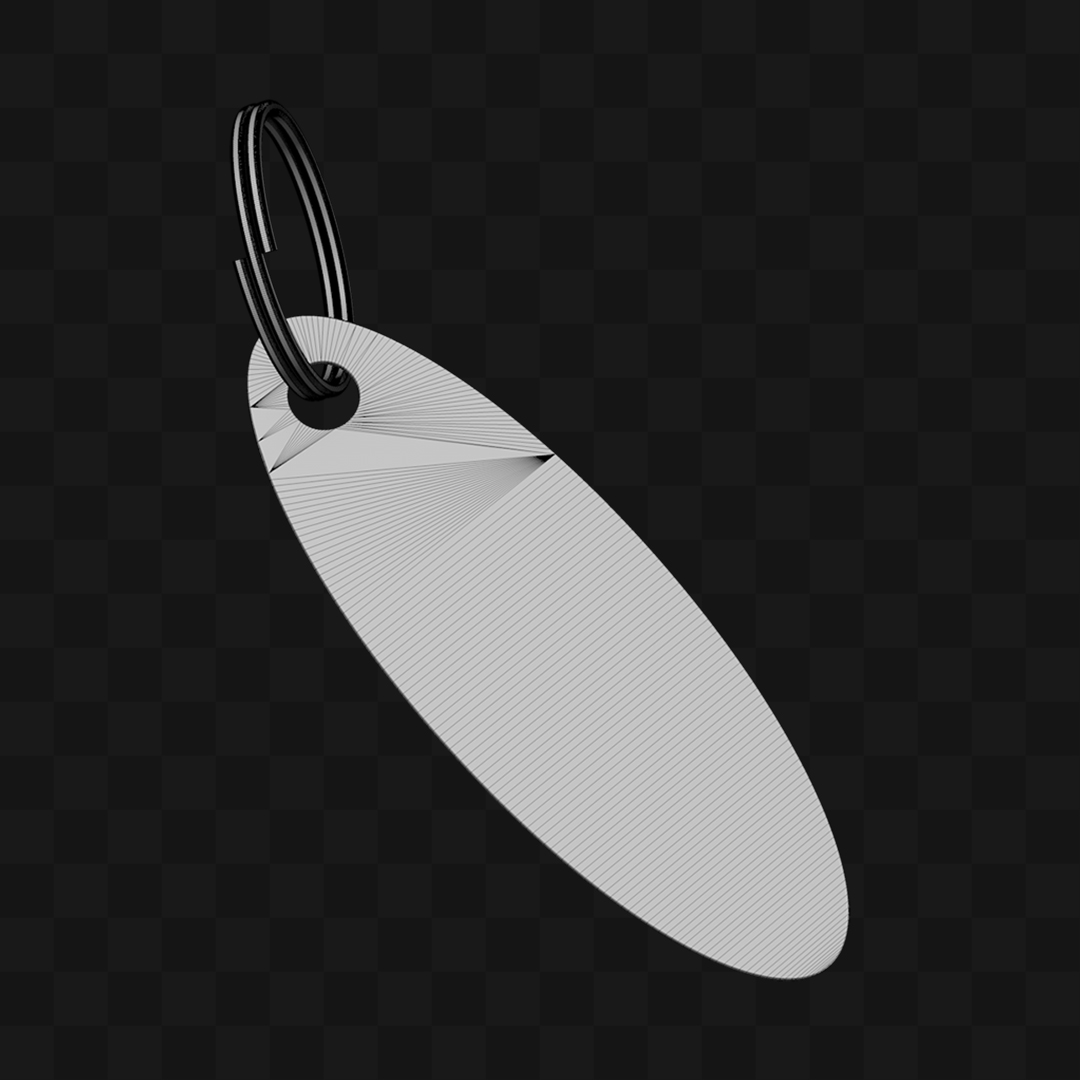 Rótulo Plástico - Modelo 3D