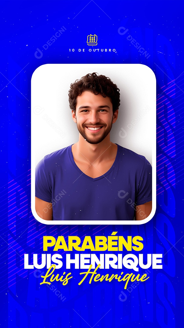 Story Aniversário Parabéns Social Media PSD Editável