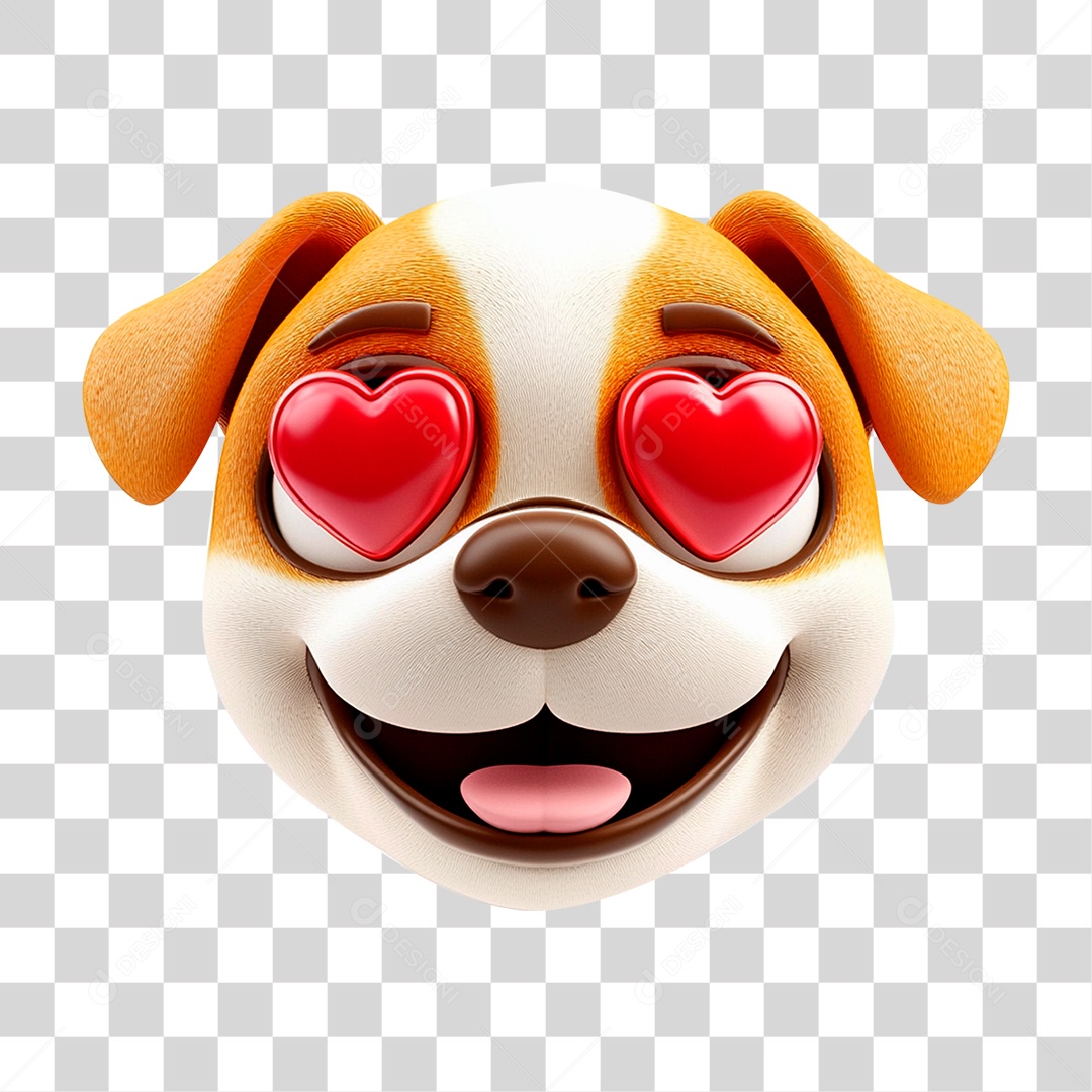 Carinha Dog Cachorro Cartoon PNG Transparente