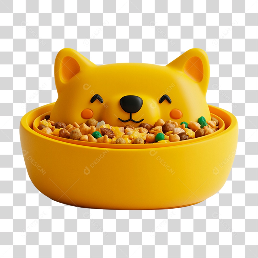 Vasilha de Ração PNG Transparente