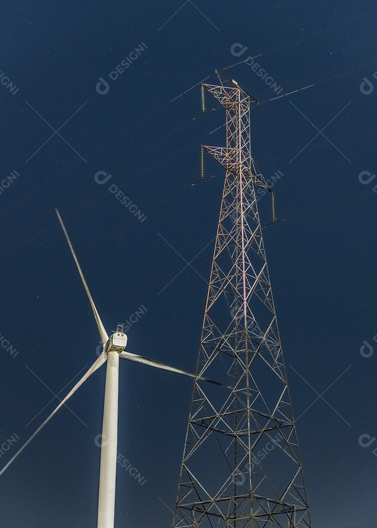 Torre de energia eólica