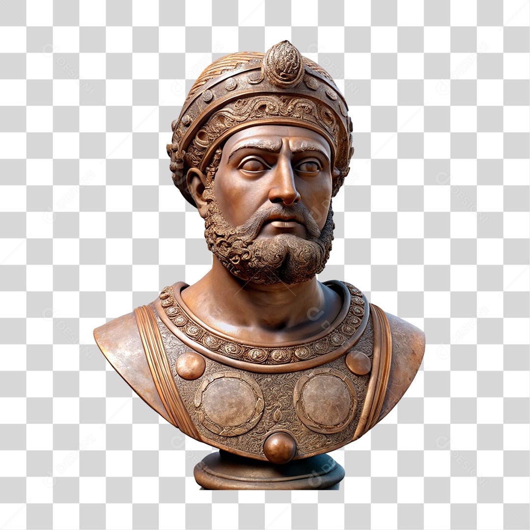 Elemento 3D Imagem Semelhante Estátua de um Soldado PNG Transparente