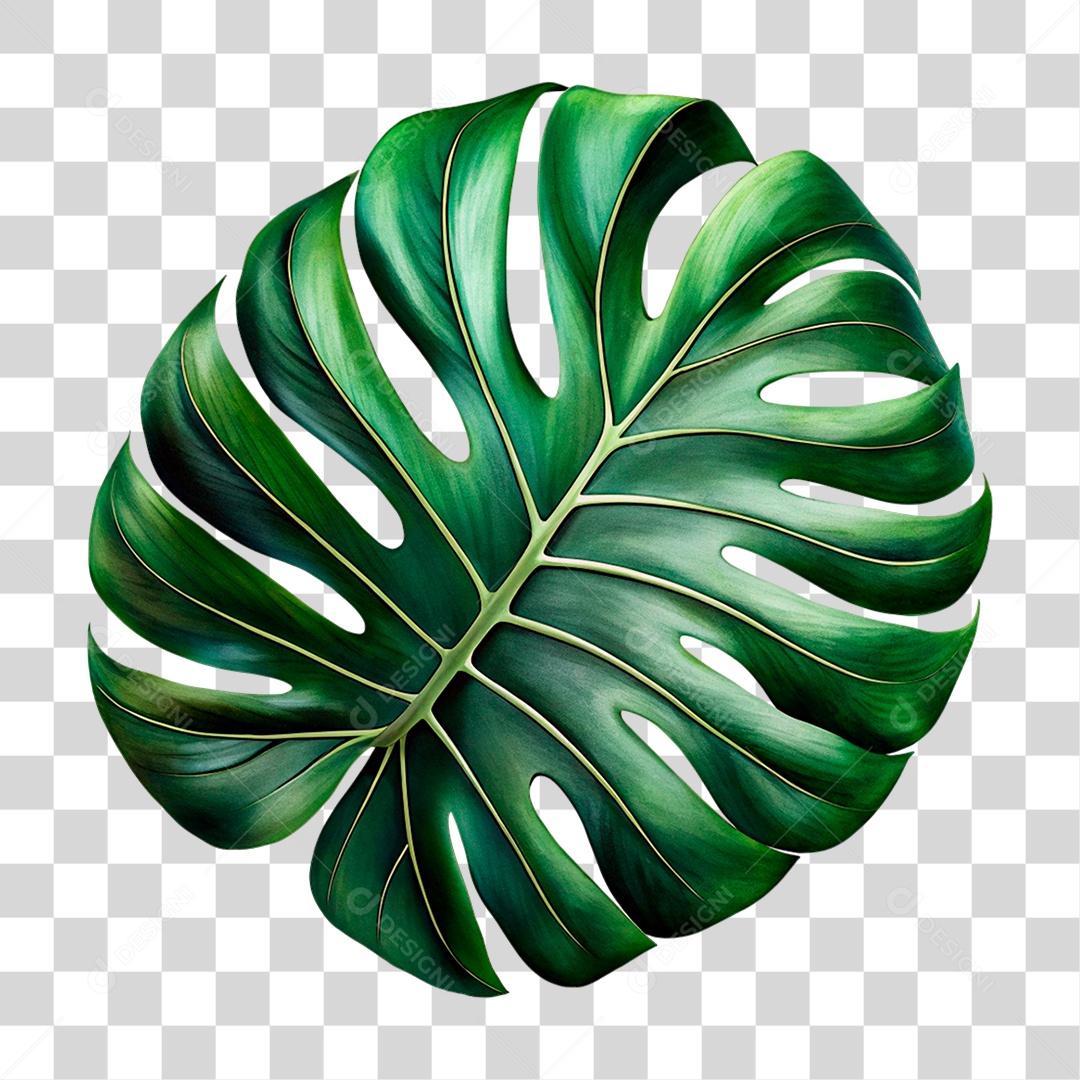 Folha Verde PNG Transparente