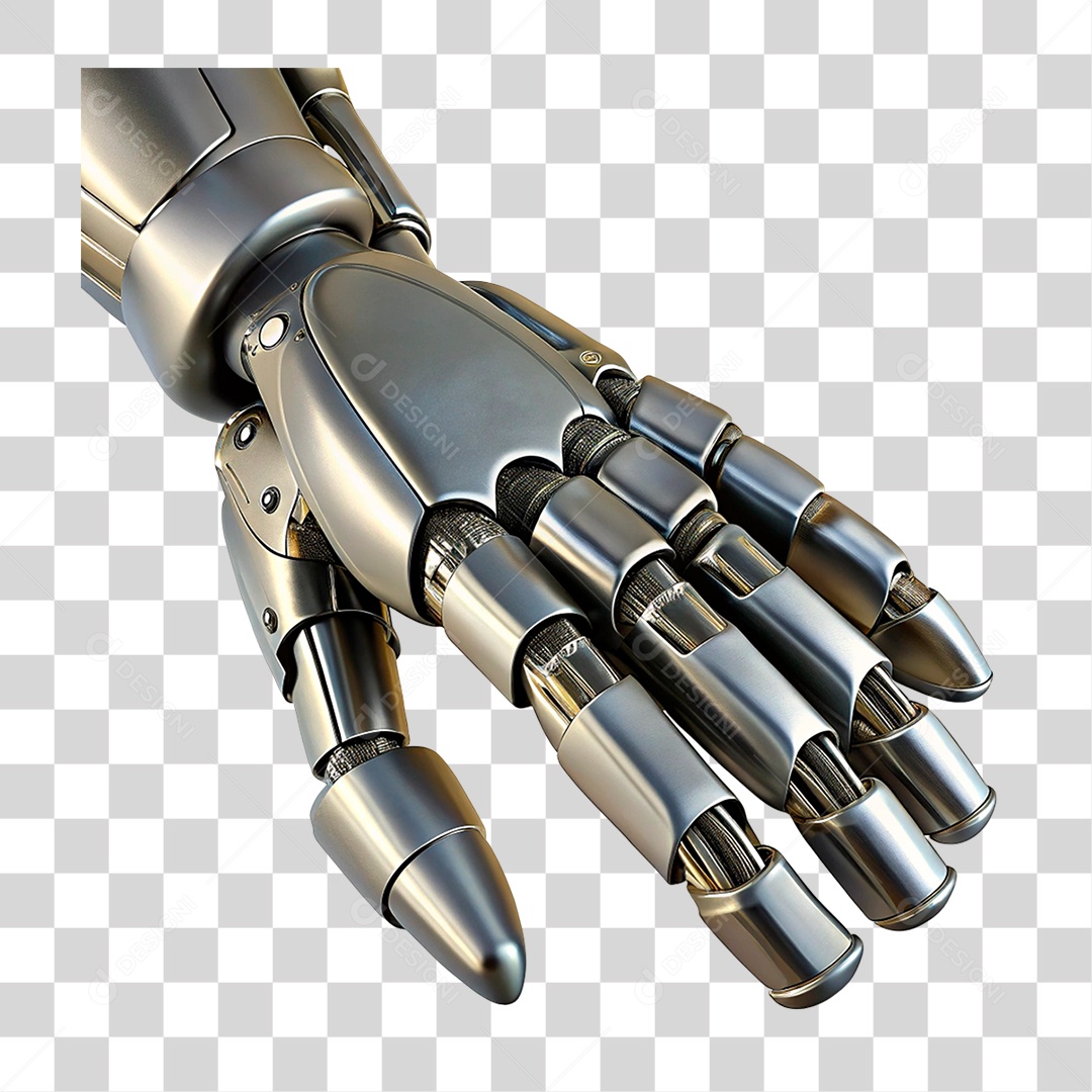 Mão Mecânica PNG Transparente
