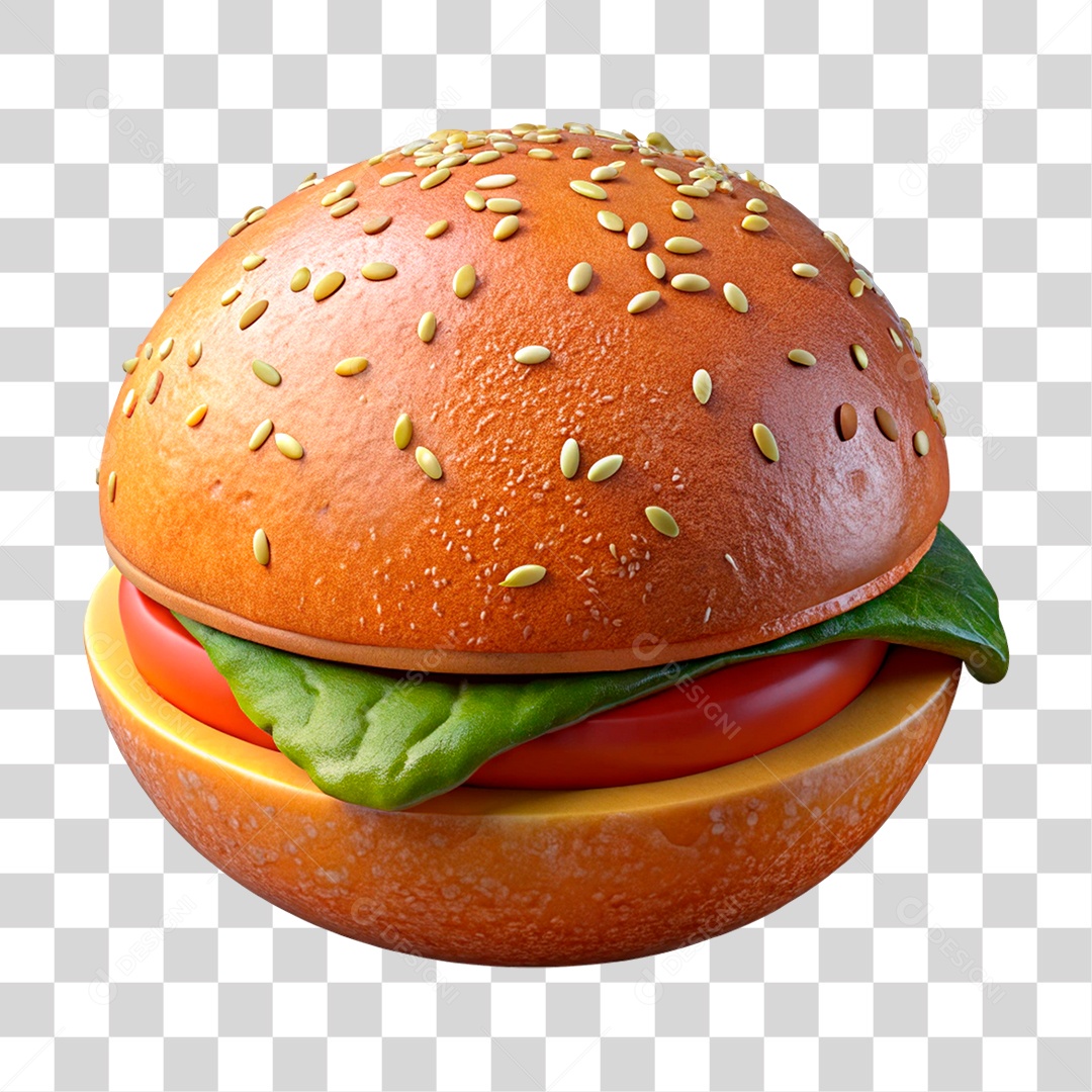 Hambúrguer PNG Transparente