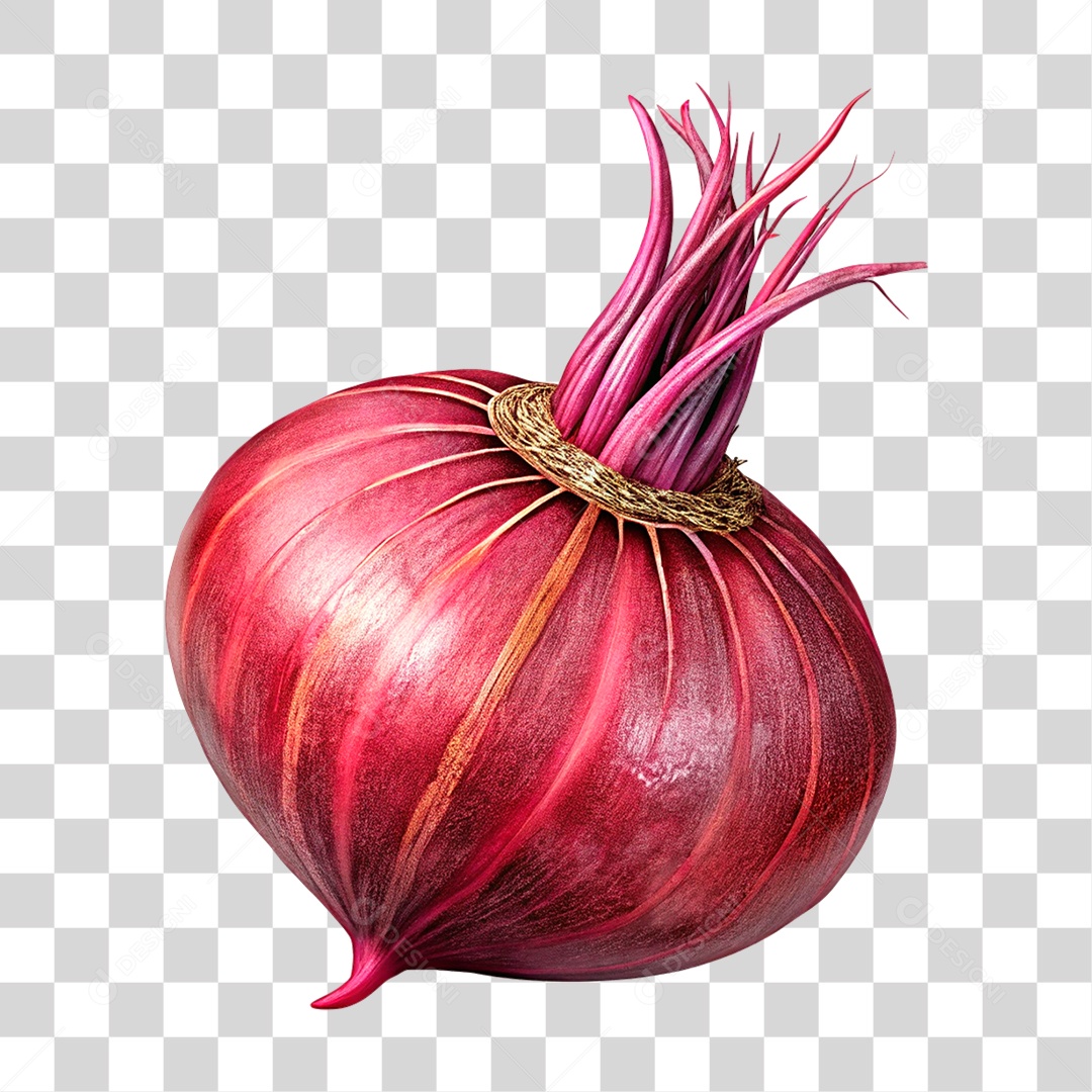 Cebola Roxa PNG Transparente