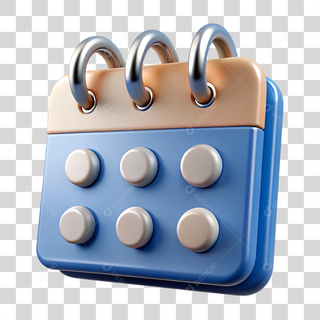 Calendário PNG Transparente