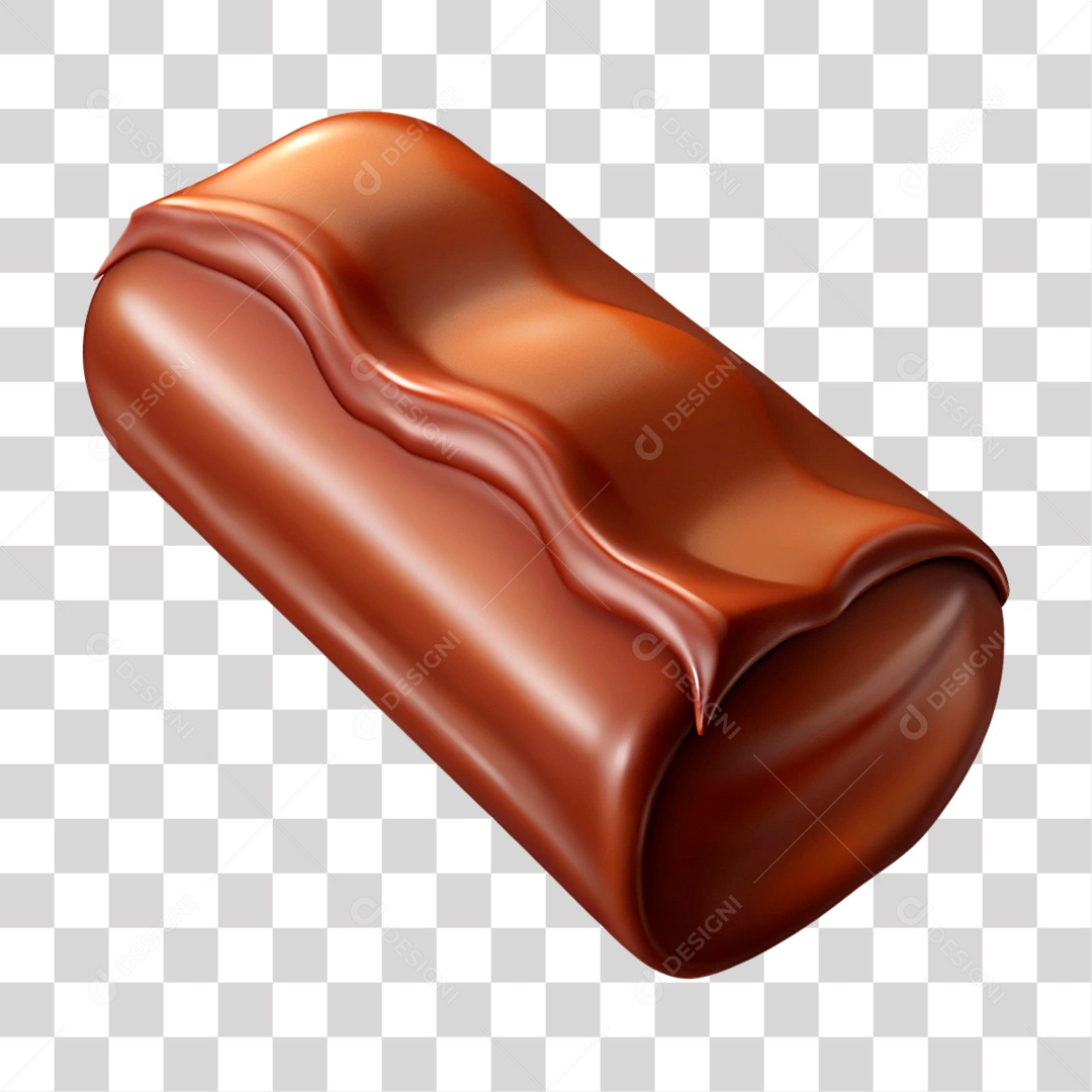Barra de Chocolate PNG Transparente