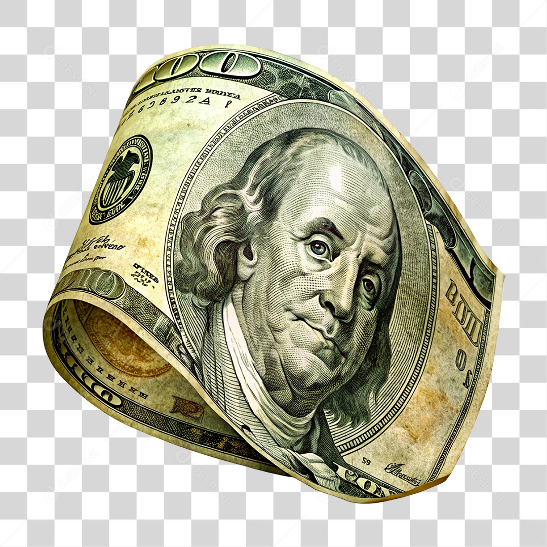 Nota de Dólar PNG Transparente