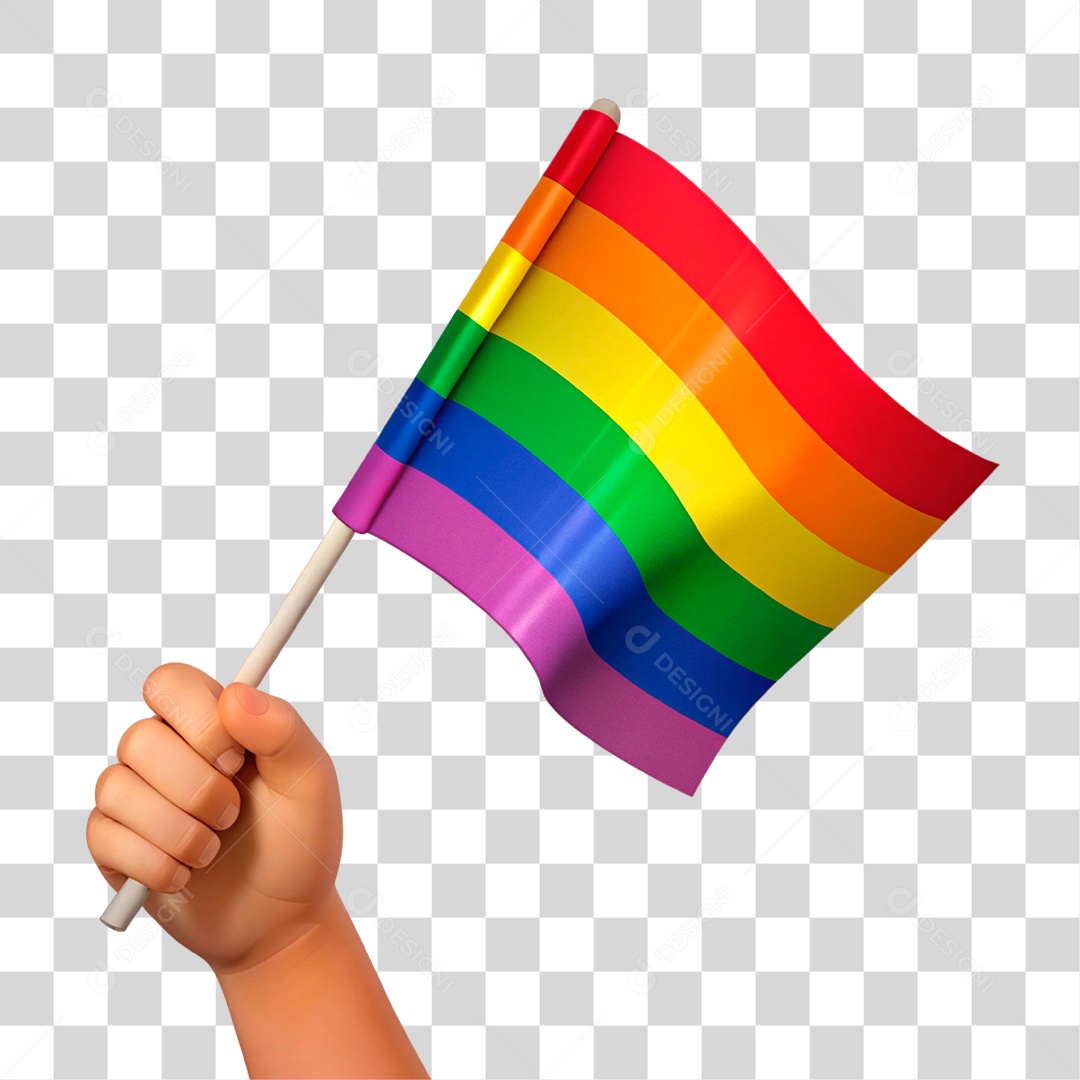 Bandeira Colorida PNG Transparente