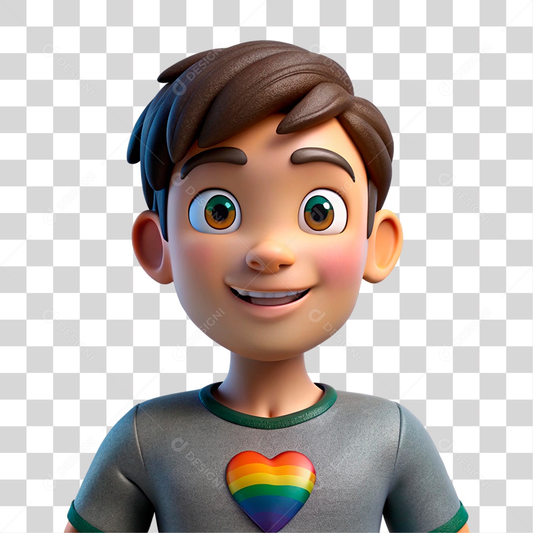 Menino Sorrindo PNG Transparente