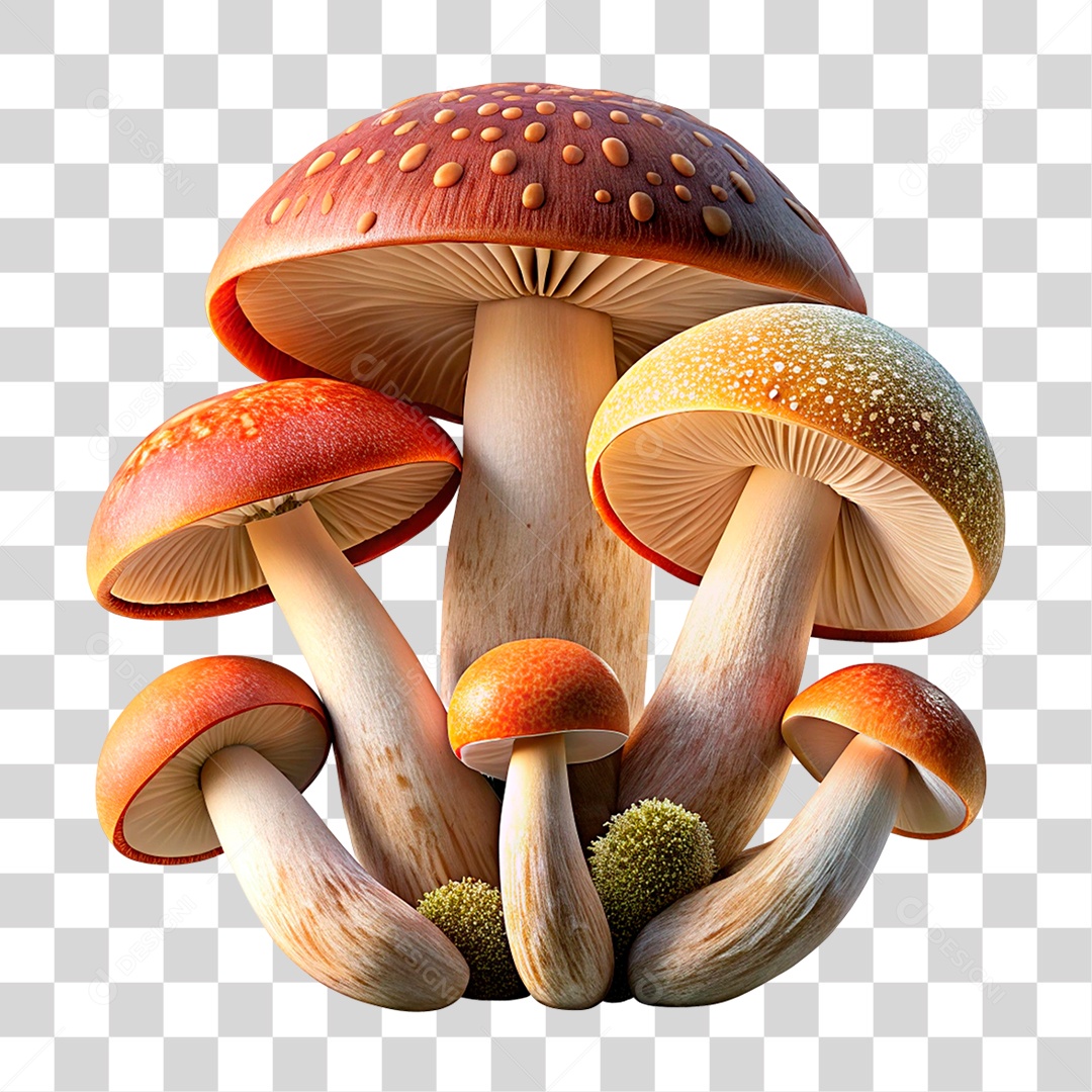 Cogumelo PNG Transparente