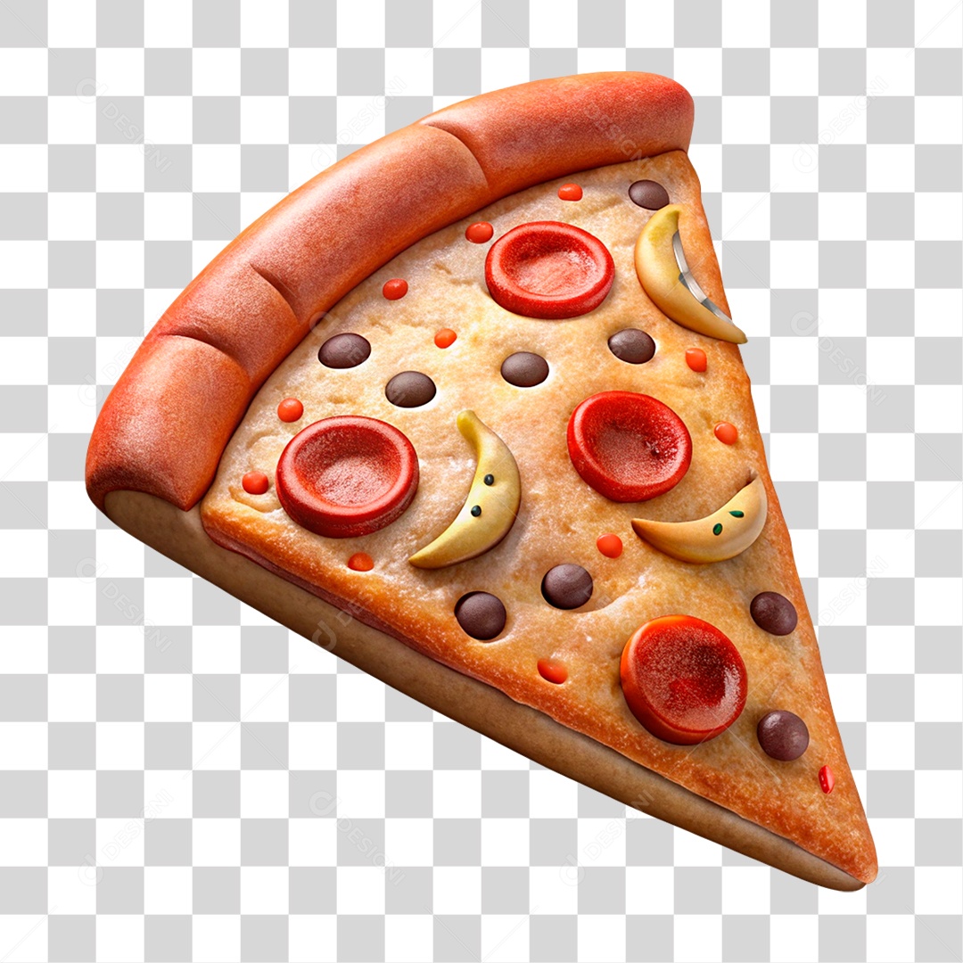 Fatia de Pizza PNG Transparente